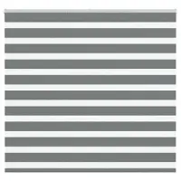 vidaXL Zebra rolgordijn 165x150 cm stofbreedte 160,9 cm donkergrijs