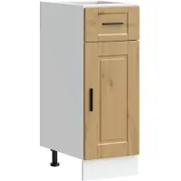 vidaXL Keukenonderkast Porto, artisan eikenhout, houtvezel