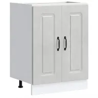 vidaXL Onderkast voor spoelbak, model Kalmar, betonkleur, 60x46x81,5 cm, van houtvezelplaat