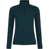 Protest Skipully Women Prtesher 1/4 Zip Active Top Rainstorm Blue-S