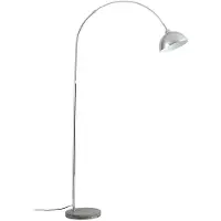 LINDBY Vloerlampe , Tonka, Metallic, Woonkamer, Metaal, Modern
