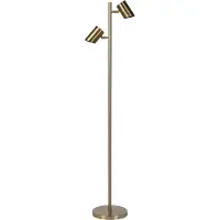 Atmooz Kisoro staande lamp – G9 – Tafel lamp – Woonkamer – Goud – Hoogte 144 cm – Metaal