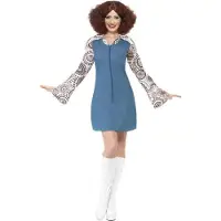 Vegaoo Disco jaren 70 outfit voor vrouwen - Verkleedkleding - Small