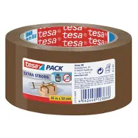 TESA Verpakkingstape 50mmx66m bruin extra sterk PVC | 6 stuks