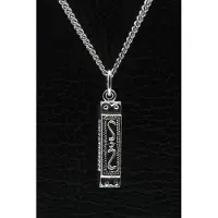 MOOYE ® - Collectie Zilveren Mondharmonica ketting hanger - middel