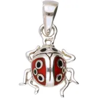 MOOYE ® - Collectie Zilveren Lieveheersbeestje kettinghanger