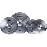 Fame Cymbal Set "Reflex", 20"Ride, 16"Crash, 14"HiHat - Bekken set