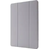Mobigear Tablethoes geschikt voor Apple iPad Pro 13 Inch (2024) Hoes | Tri-Fold Gel Bookcase + Stylus Houder - Grijs