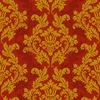 Maki Lunch servetten Red & gold Wallpaper - - 33x33 cm