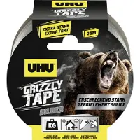 UHU Grizzly Tape 51690 Textieltape Zilver 1 stuk(s)