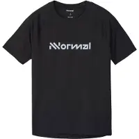 Nnormal - Dames wandel- en bergkleding - Race T-Shirt 02 W Black voor Dames van Gerecycled Polyester - Maat S - Zwart
