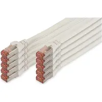 Digitus DK-1644-005-WH - Patchkabel, Cat. 6, S/FTP, LSZH, 0,5 m, wit, set