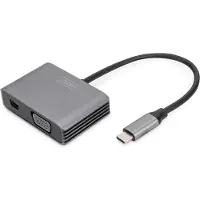 Digitus DA-70825 USB grafische adapter 4096 x 2160 Pixels Grijs