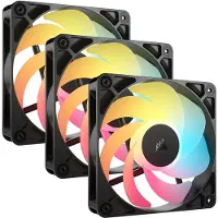 Corsair Microsystems RS120-R ARGB Computer behuizing Ventilator 12 cm Zwart 3 stuk(s)