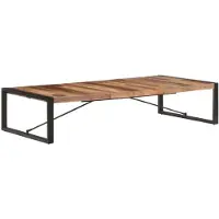 vidaXL Salontafel 180x90x40 cm massief hout