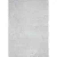 vidaXL Vloerkleed HUARTE laagpolig zacht wasbaar 240x340 cm grijs