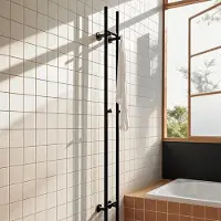 Create - 2 stangen - Elektrische handdoekverwarmer 60W/120W - Zwart - WARM TOWEL TUBE