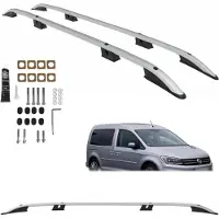 CAN VOLKSWAGEN CADDY MAXI DAKRAILS van 2003 tot 2020 ZILVER
