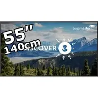 Legamaster DISCOVER 3 DIS-5520 monitor, 55 inch, 4K Ultra HD, 3840 x 2160, VA, 500 cd/m², zwart