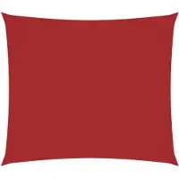 vidaXL Schaduwdoek rechthoekig 2x2,5 m oxford stof rood