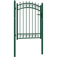 vidaXL Hekkenpoorten EMMEN 104 x 109,5 cm Vergrendelbaar