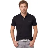 HUGO BOSS Poloshirt BOSS Green Porsche lijn zwart katoen