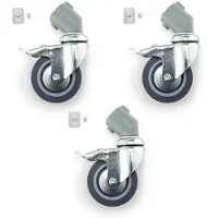 Manfrotto Lighting 110 Wheel Set Diam. 75 W/Brakes