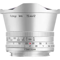 TTArtisan APS-C 7,5mm F/2 MFT zilver