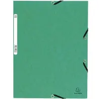 Exacompta Elastomap met 3 kleppen in glanskarton 355g/m2 - Geassorteerd - 55300E