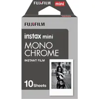 Fujifilm Fotopapier Instax mini film Monochrome (10 vel) (4,6 cm x 6,2 cm)