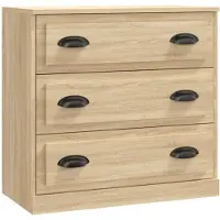 vidaXL Dressoir Sonoma-eikenhout, 70x35,5x67,5 cm, houtvezel