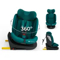 Kinderkraft I-GROW 2 PLUS Autostoel – 40-150 cm i-Size – Met Isofix – Groep 0/1/2/3 – Tot 12 Jaar – Groen