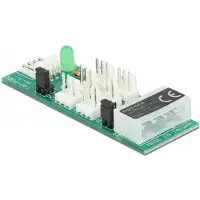 DeLOCK Distribution Board for 6 x Fan 5 V / 12 V