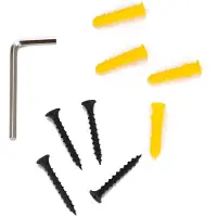 Springos Handdoekhouder - Handdoekrek - Badkamer - Handdoekstang - Wandmontage - Metaal - Zwart