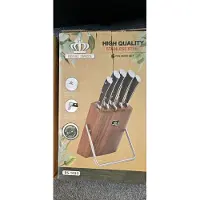 ROYAL SWISS Keukenmessenset – 6-delig – RVS Messen – Chefmes, Broodmes & Utility – Ergonomische Handgrepen