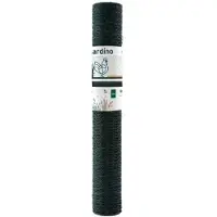Giardino Zeskant gaas groen 13 mm | draaddikte 1,0 mm | groen gecoat 1.00m x 5m