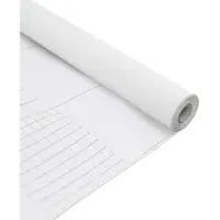 vidaXL Raamfolies mat PVC wit