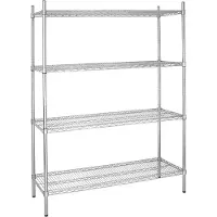 Vogue voorraadrek met 4 schappen 152,5x45,7cm