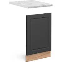 Vicco Fame-Line Frontpaneel – 45 cm, WB Marmer Antraciet-goud