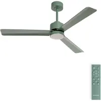 Create - Stille plafondventilator 40W met licht - Sage - Ø132cm - Afstandsbediening - WIND MODERN