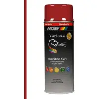 Motip crafts acryllak hoogglans karmijnrood (RAL 3002) - 400 ml