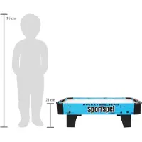 Ren Air Hockey - Voetbal - Voetbaltafel - Blauw - 36cm x 21cm x 69cm