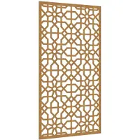 vidaXL Tuinwanddecoratie, 105x55 cm, Cortenstalen materiaal, Moors design