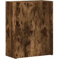 vidaXL Archiefkast 60x32x77,5 cm bewerkt hout gerookt eikenkleurig