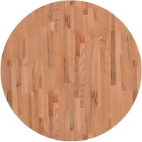 vidaXL Tafelblad rond Ø90x1,5 cm massief beukenhout