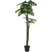 vidaXL Kunstplant met pot monstera 170 cm groen
