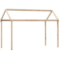 vidaXL Kinderbedhuisje 217x95,5x159 cm massief grenenhout