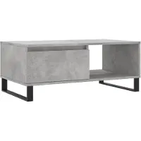 vidaXL Salontafel, betonkleur, 90x50x36,5 cm, houtvezel