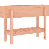 vidaXL Verhoogde plantenbak, 101x30x69 cm, massief Douglasiehout