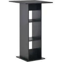 vidaXL Barkruk, zwart, 60x60x110 cm